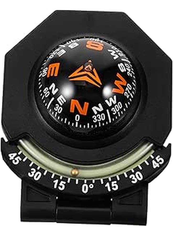 Glow In The Dark Car Dashboard Compass Ball Adjustable Navigation Tool For Vehicles Boats Outdoor Travel