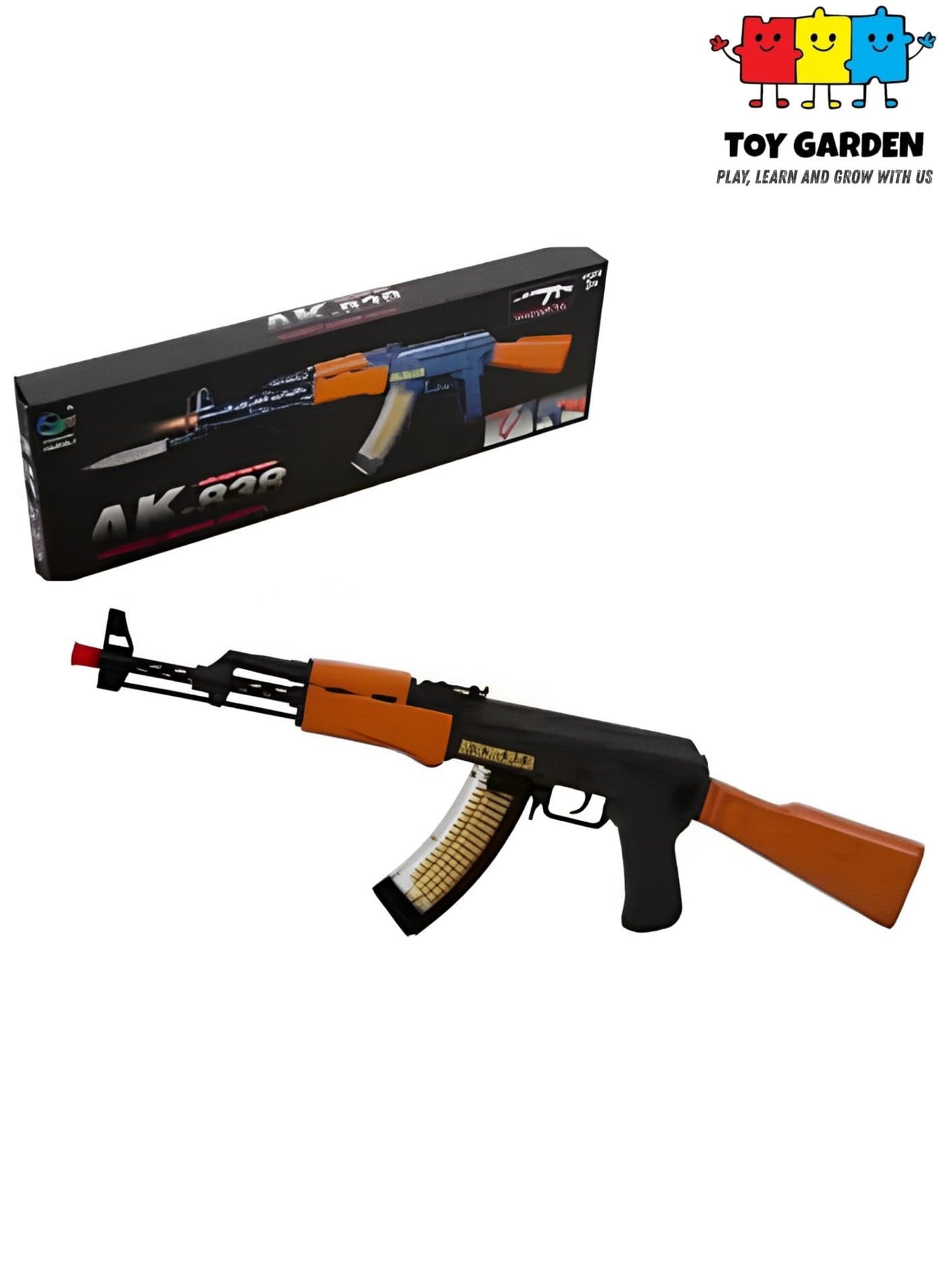 AKM Toy Gun for Kids with Lights and Sounds Safe Action Fun Durable Play Kids Toys Gift for Boys and Girls Detailed Toy Set