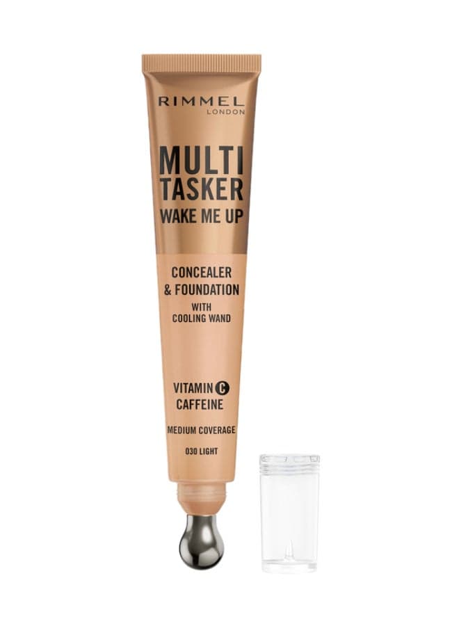 Multi-Tasker Wake Me Up Concealer & Foundation - 30 - Light, 20ml