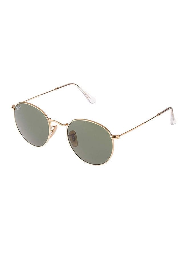 Unisex Full Rim Round Sunglasses - RB3447 001 - Lens Size: 50 mm - Gold