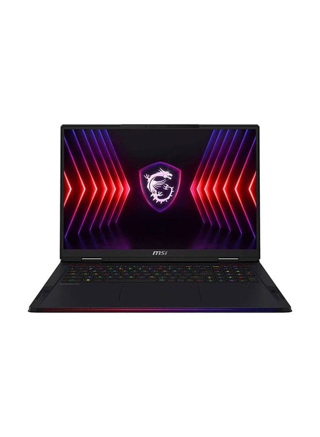 Raider 18 HX Gaming Laptop With 18 Inch QHD+ 240Hz Display, Core i9-14900HX Processor/32GB RAM/1TB SSD/12GB NVIDIA GeForce RTX 4080 Graphics Card/Windows 11 Home English Black english Black