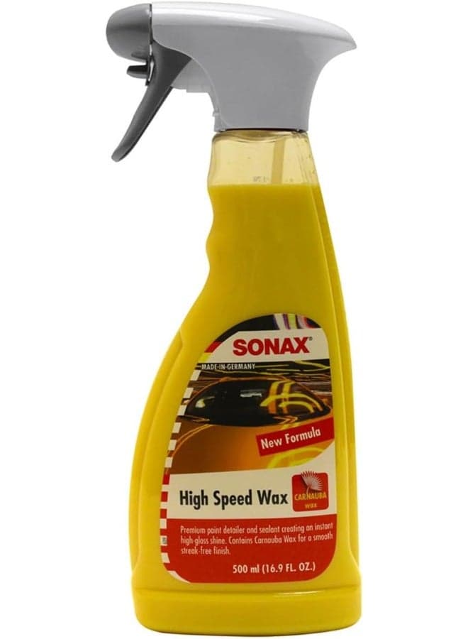 SONAX High Speed Wax (500 ml) - The instant paintwork sealant: spray on, wipe off, done!