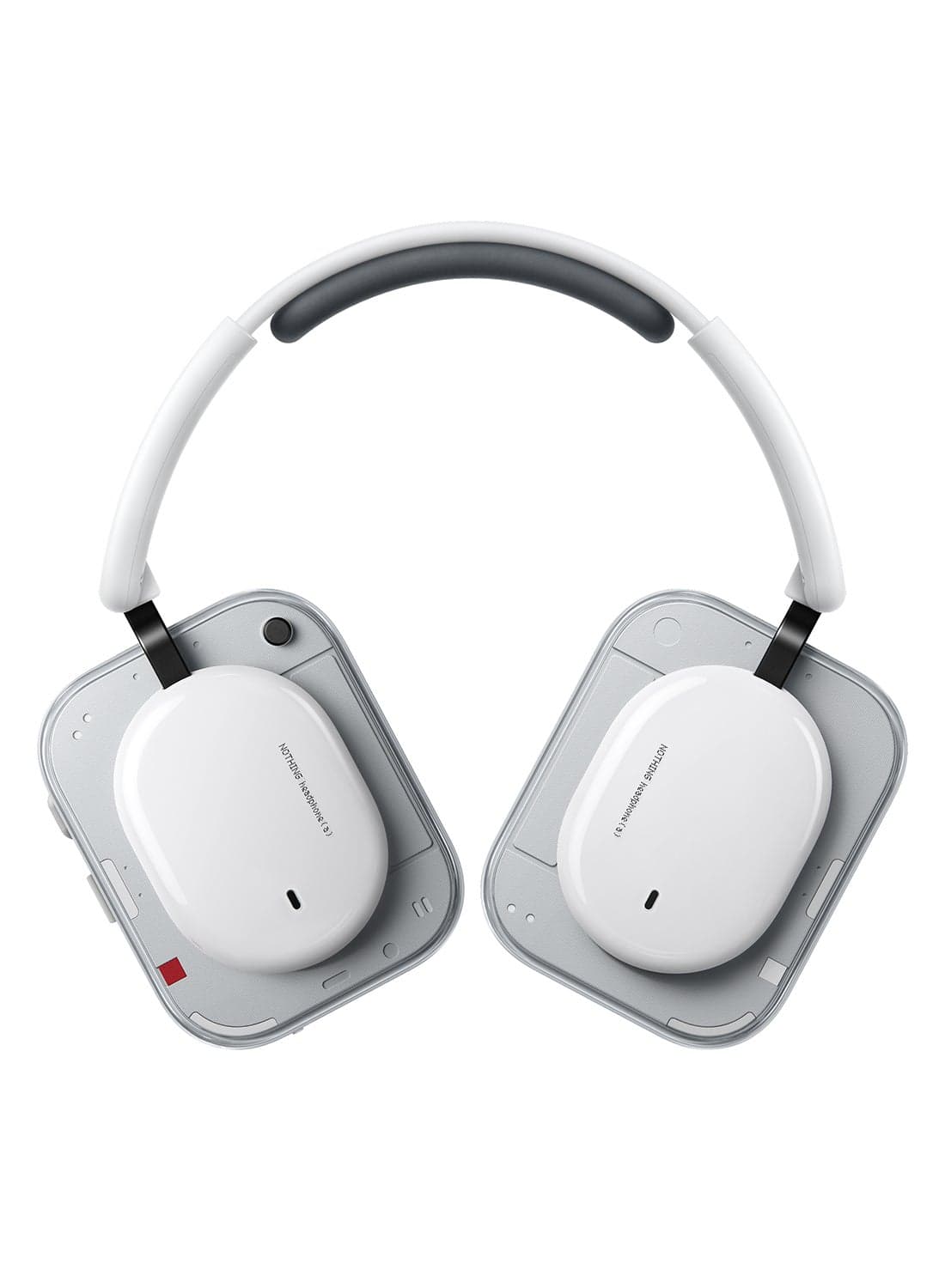 Nothing Headphone (a) Wireless Over Ear Headphones with Active Noise Cancelling, Up to 135 Hours of Battery Life, Hi-Res, LDAC, Tactile Controls - White White
