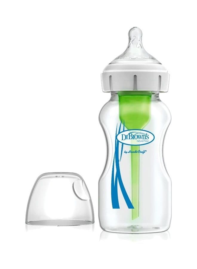 9 Oz/270 Ml Glass W-N Anti-Colic Options+ Bottle, 0m+, 1-Pack