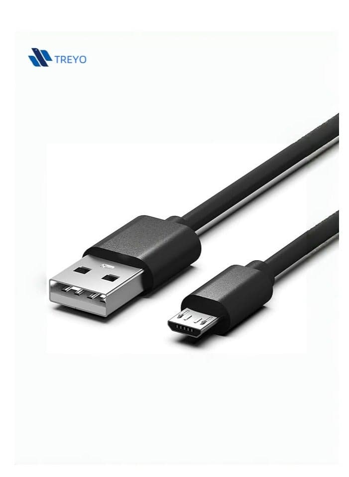 Fast Charging PS4 USB Cable, Durable Micro USB Charger for PS4 Controllers, Samsung Galaxy, LG, Kindle, and More - Tangle-Free Design