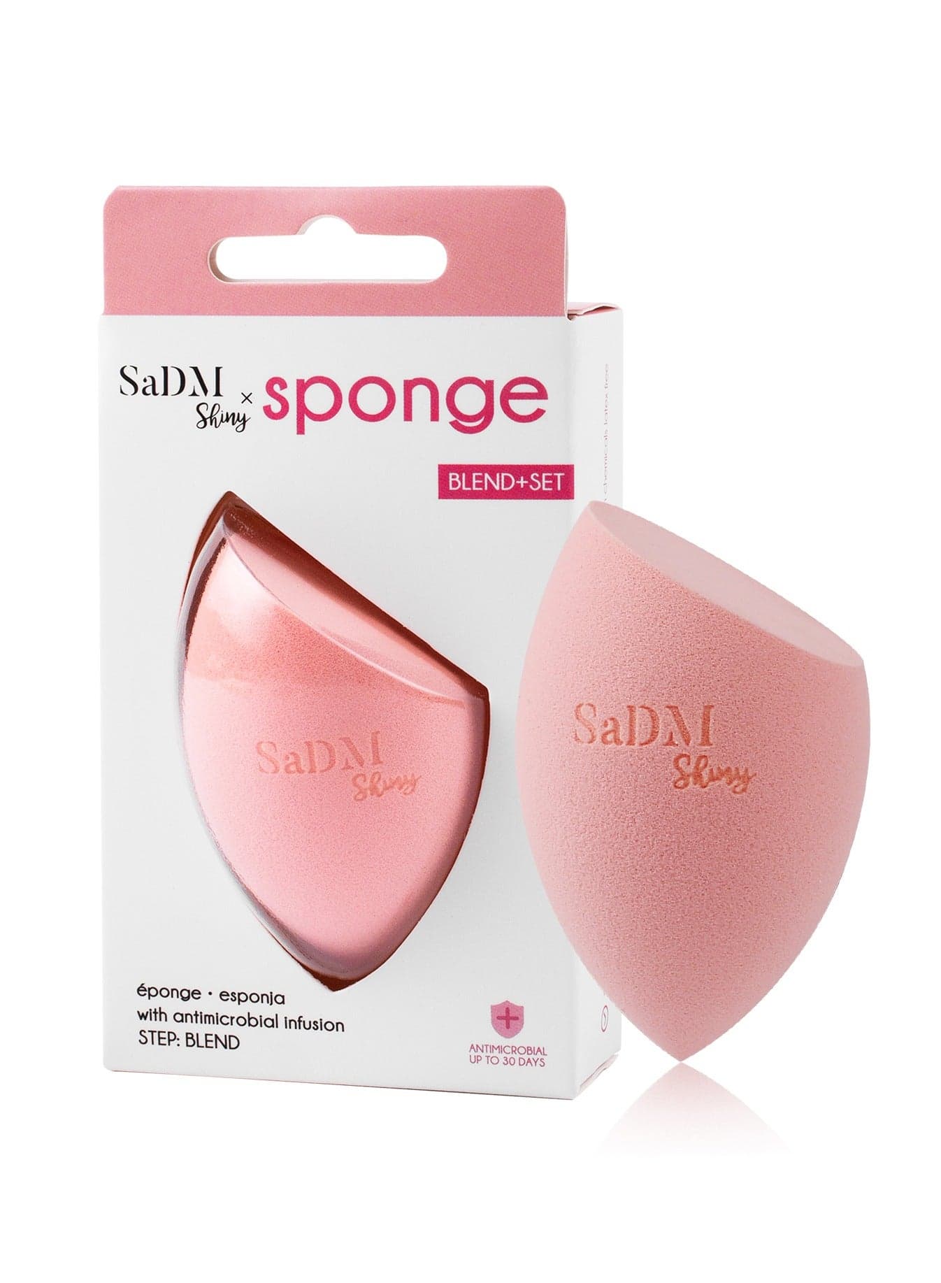 SaDM Shiny Latex-Free Makeup Blender Sponge – Dry & Wet Use for Flawless Foundation & Makeup Application