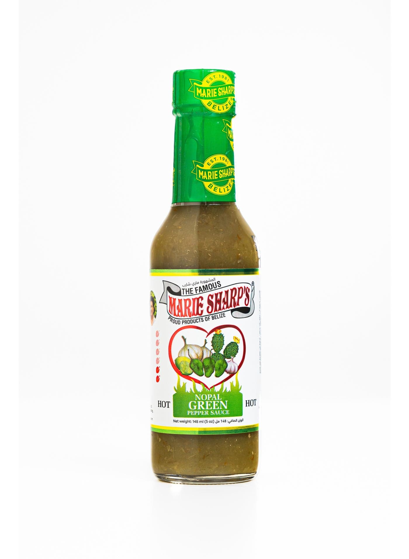 Green Nopal Habanero Pepper Sauce