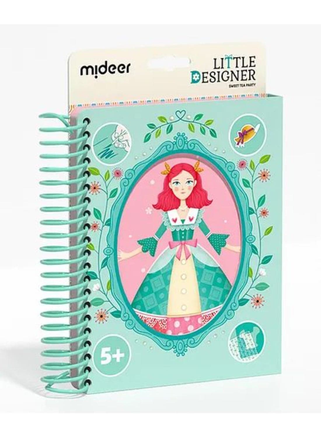 Little Designer Dress-Up Kit – Tea Party Dress Creation Set for Kids Ages 5+ | DIY Fashion Craft with Fabric, Stickers & Paint | Creative Dressmaking Activity for Girls | Develops Creativity & Fine Motor Skills