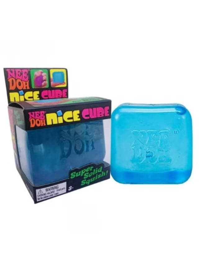 NeeDoh Nice Ice Baby - Sensory Squeeze Toy - Super Solid Squish - 1.25" Wide - Color May Vary (Pack of 1)