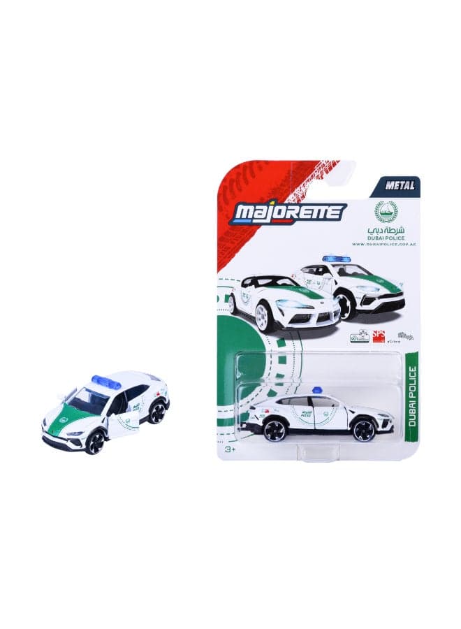 Majorette Dubai Police Single Pack Die Cast – LAMBORGHINI URUS (1:64 Scale) – Die-Cast Toy Car for Kids & Collectors