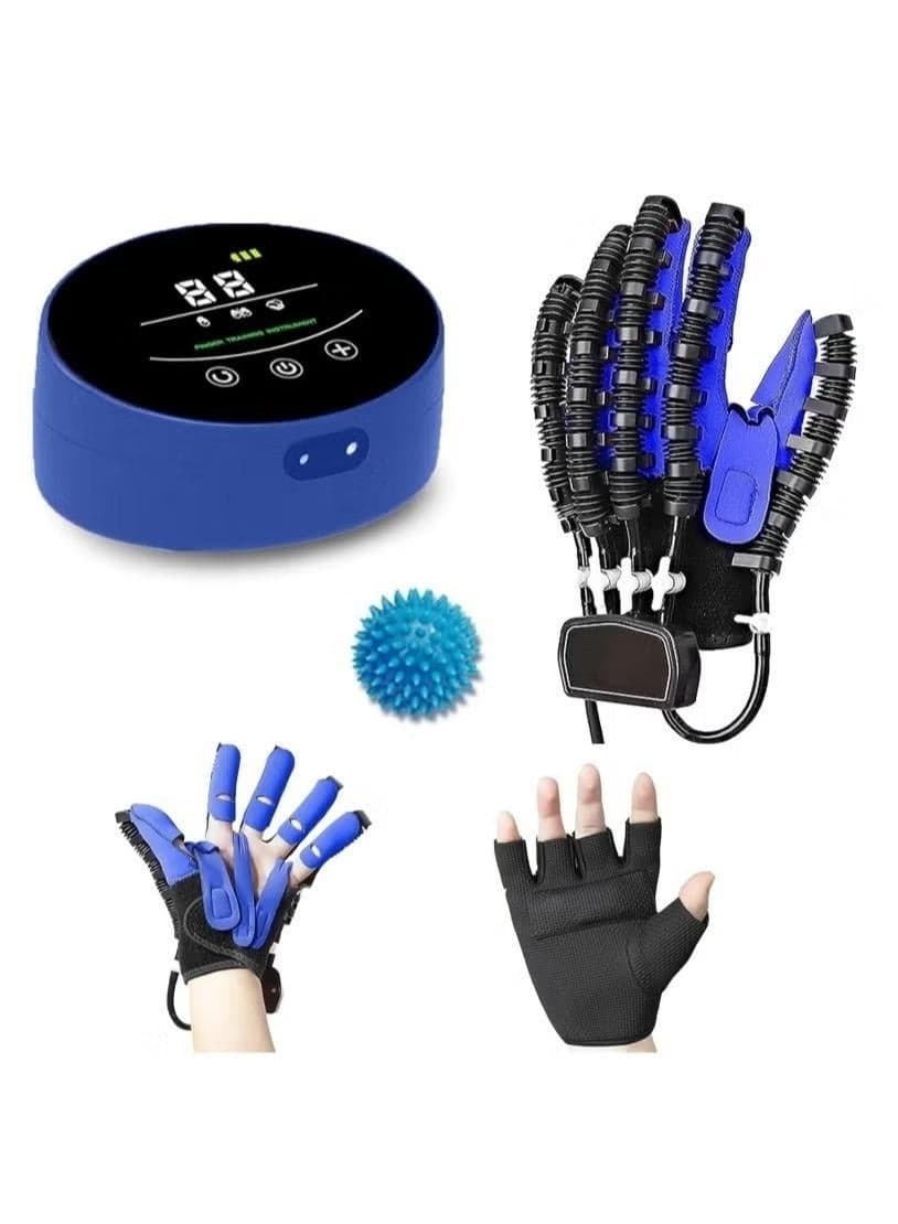 Rehabilitation Robot Gloves, for Stroke Hemiplegia, Cerebral Palsy,Hand Paralysis Cerebral Palsy, Robotic Glove for Hand Therapy, Stroke Recovery Equipment for Finger Rehab.(Left Hand)