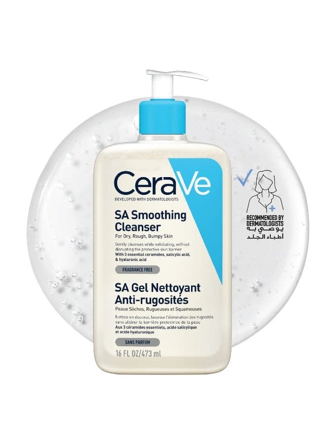 SA Smoothing Cleanser For Normal, Dry, Rough and Bumpy Skin With Salicylic Acid 473ml