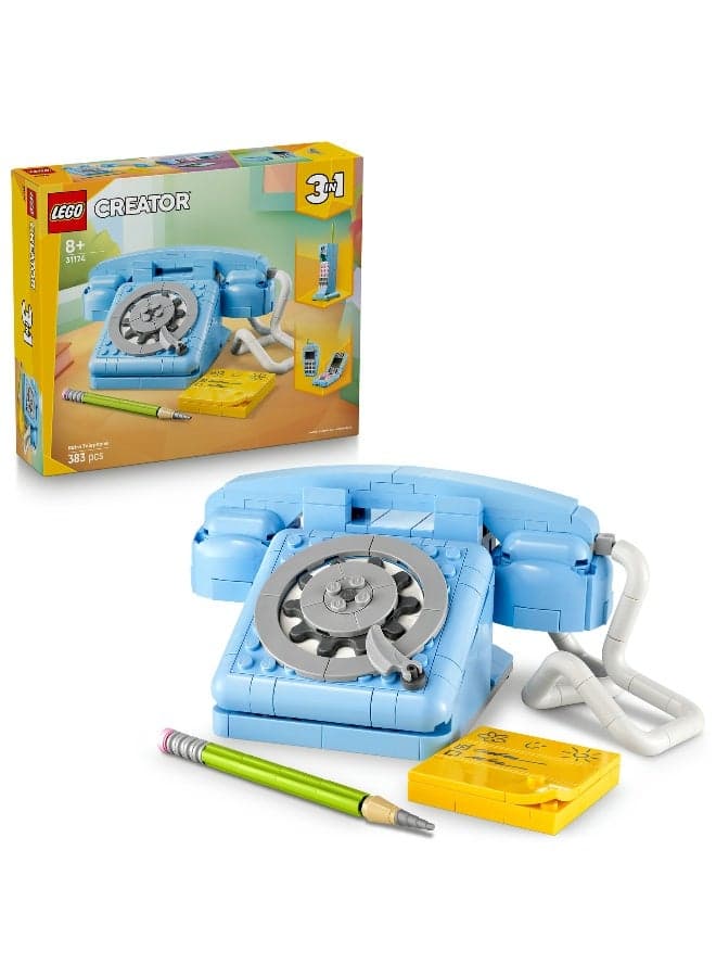 Creator 3In1 Retro Telephone 31174 Toy Building Set