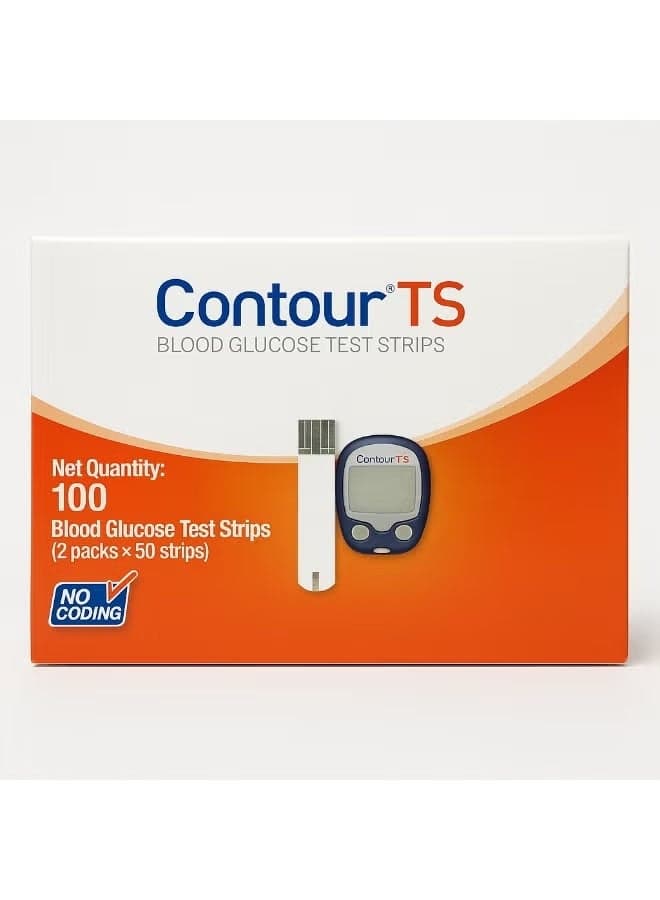 Contour Ts Blood Glucose Test Strips 100PCS