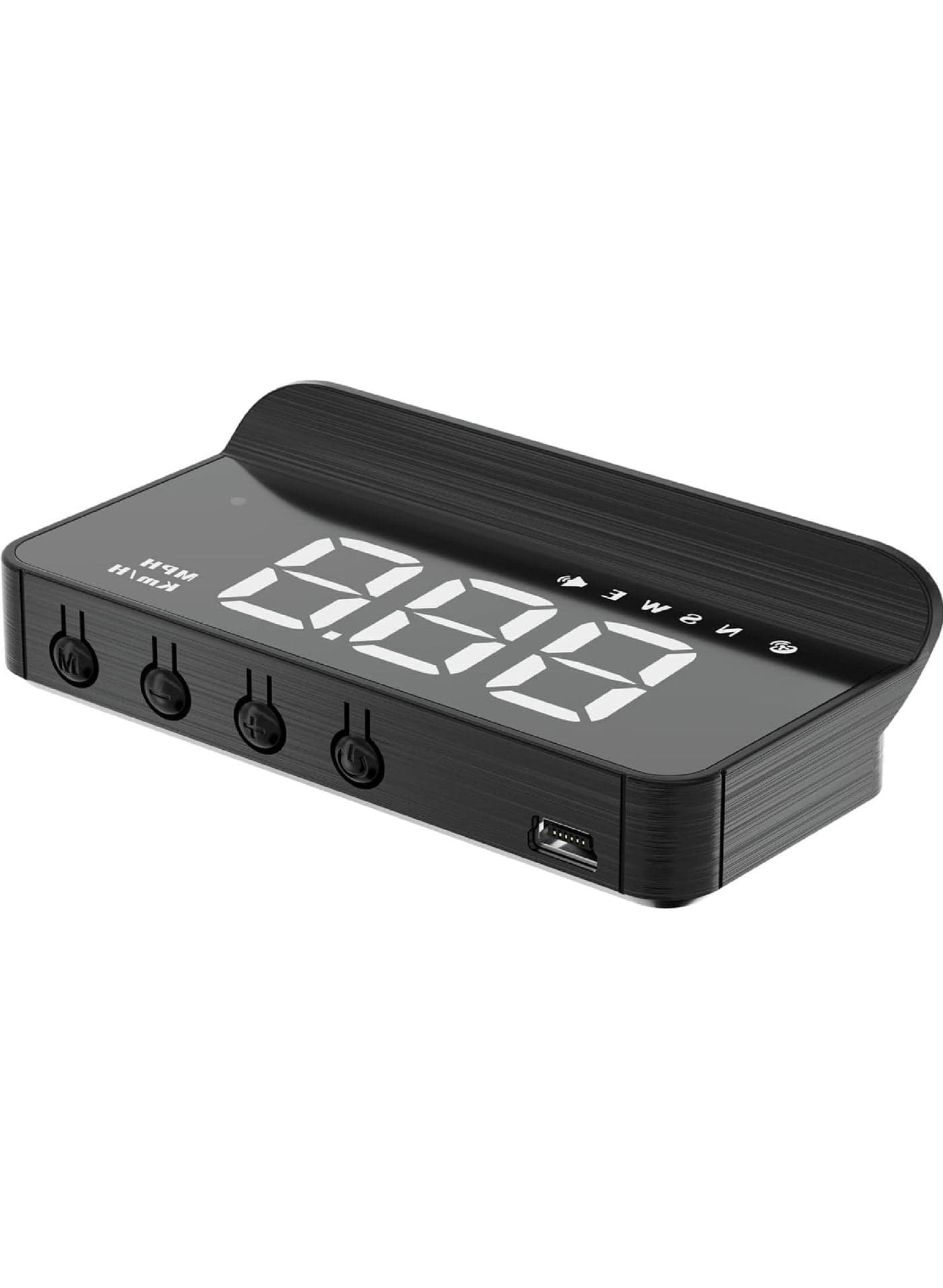 Windshield Projection Heads Up Display, Digital GPS Speedometer with Navigator/Speed/RPM/Voltage/Temperature Warning Alarm Displayer. Suitable for All Vehicles