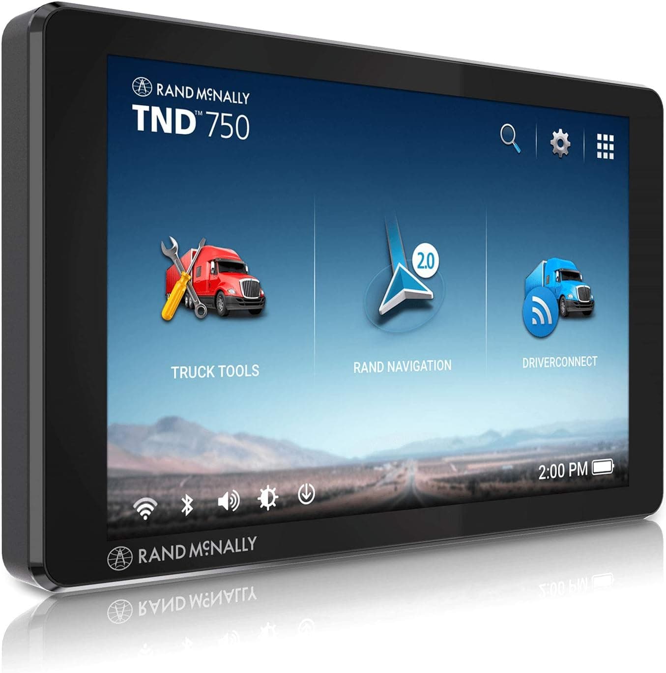 Rand McNally TND 750 7-inch GPS Truck Navigator with Custom Truck Routing