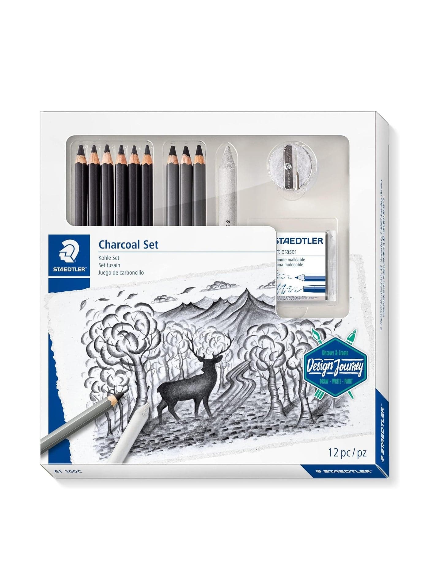 12-Piece Design Journey Charcoal Set