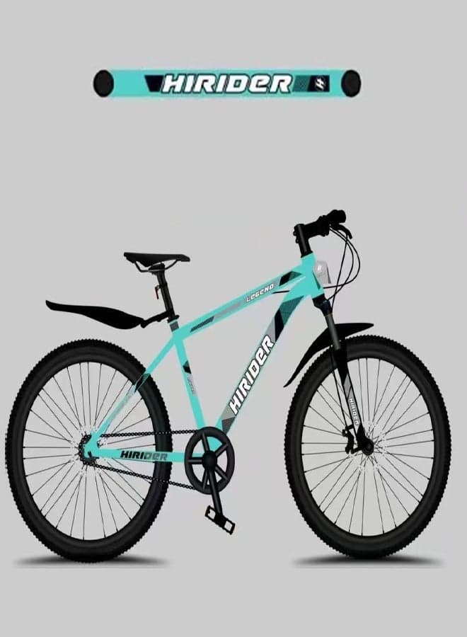 Legend 26 Inch Bike || 21 Speed || Front Suspension & Disc & V Brake || For Men || Aqua Blue Color || Frame Size-18 Inch