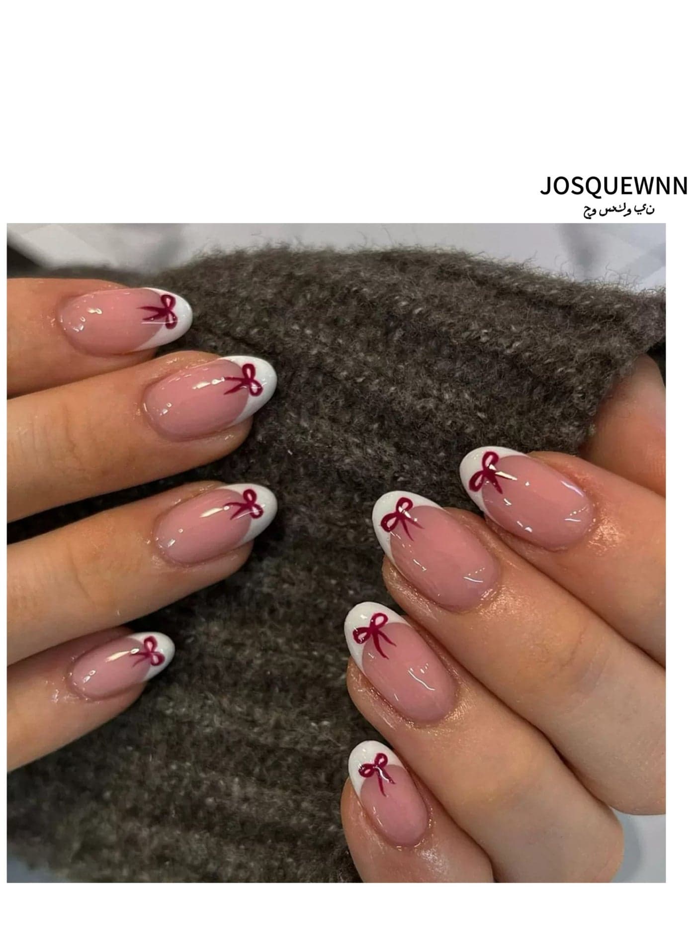 Press On Nails 24pcs, New Minimalist French White Tip, a Set Of 24 Refreshing Art Pieces, Perfect For Both Everyday Wear. Acrylic Nails With Glue Kit.