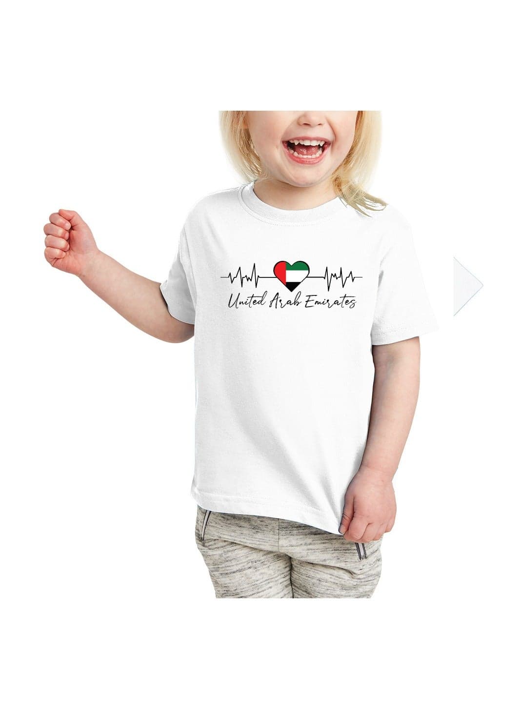 UAE Kids Girls TShirt Gift For Friends And Family