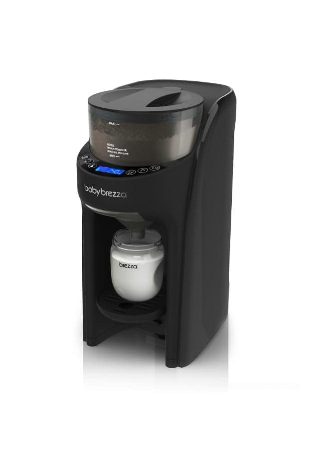 Baby Brezza New and Improved Formula Pro Advanced Formula Dispenser Machine - Automatically Mix a Warm Formula Bottle Instantly - Easily Make Bottle with Automatic Powder Blending, Black