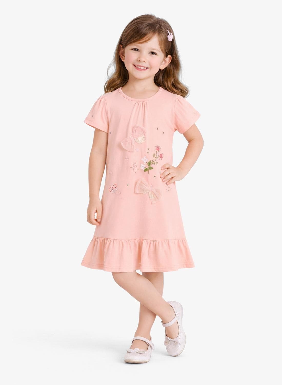 Floral Embroidered Summer Dress