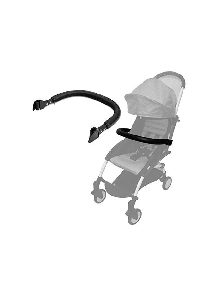 ROMIRUS Bumper Bar compatible for Babyzen YOYOYOYO+ YOYO2 Baby Stroller Queen Size (PU Leather)