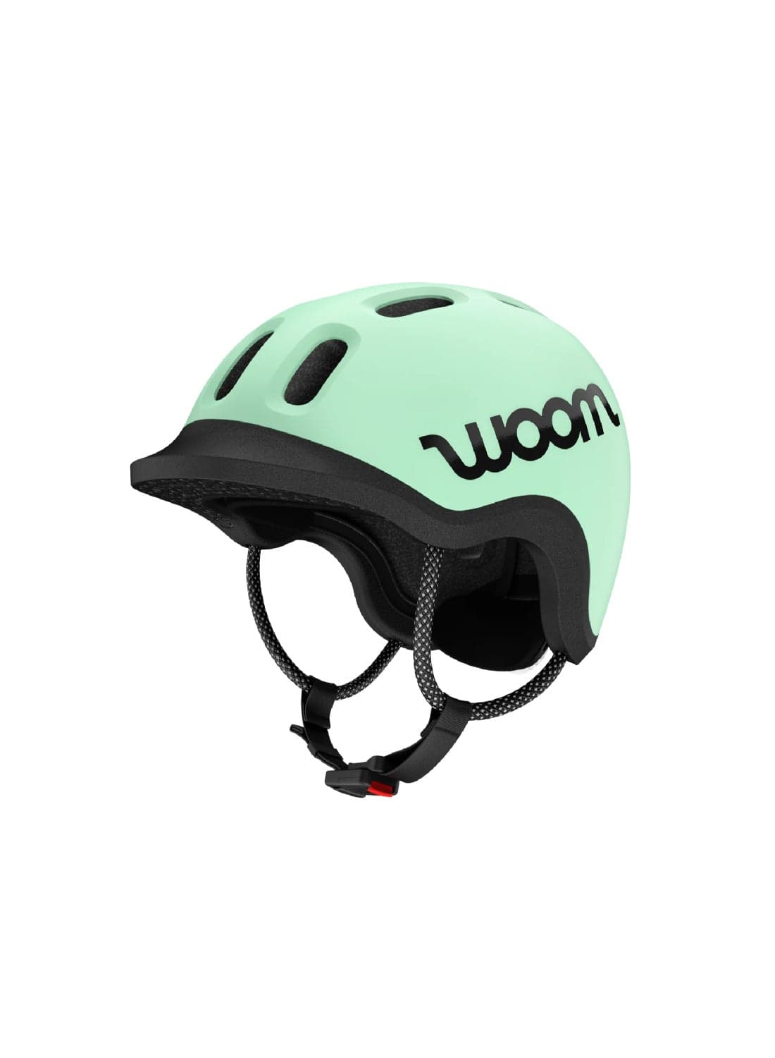 Woom READY Kids Bike Helmet | Size S 50-54 cm | Lightweight Ventilated In-Mold Shell | Multi-Sport Head Protection | Adjustable Dial Fit | Mint