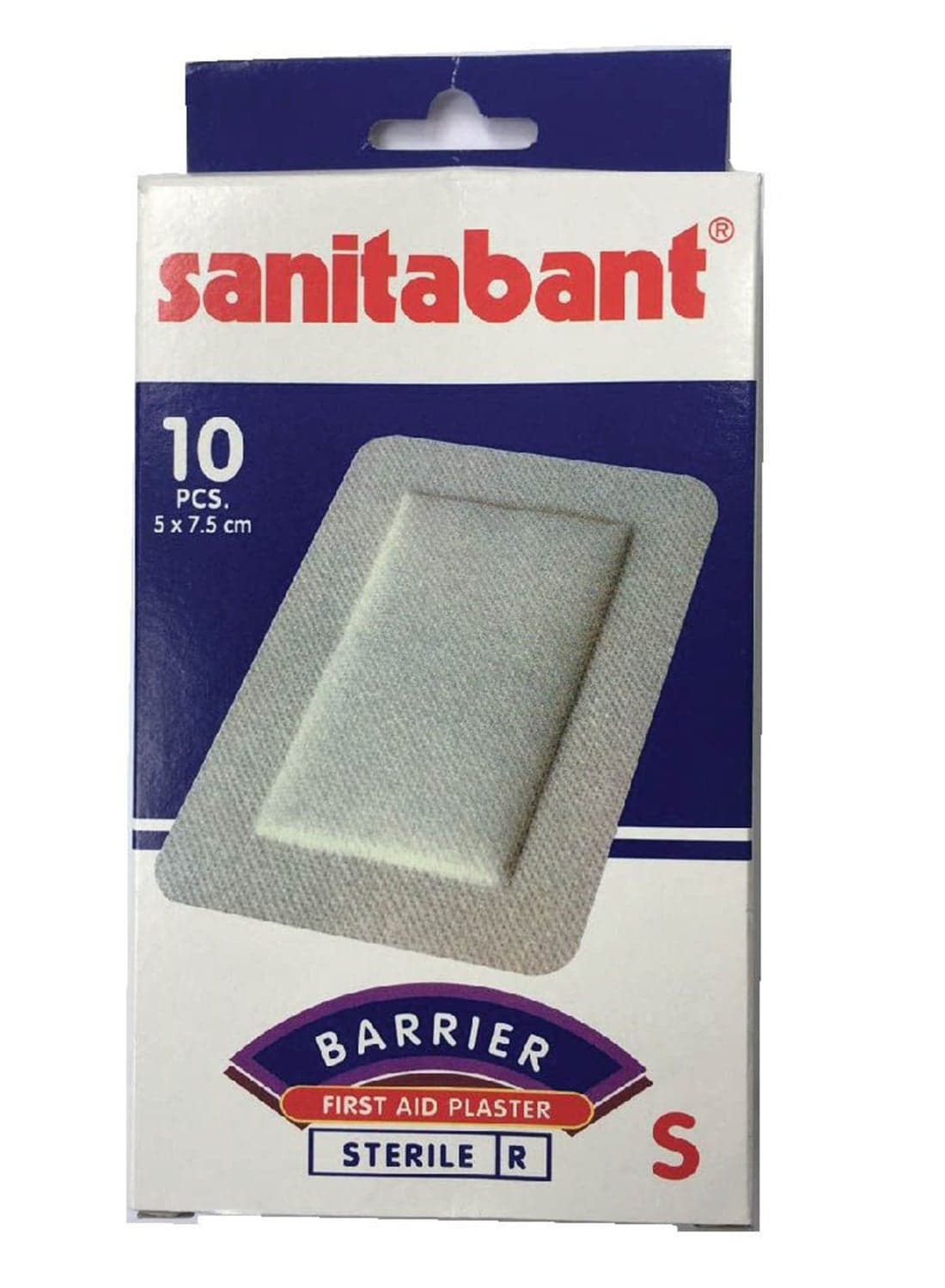Barrier First Aid Plaster 5 Cm X 7.5 Cm Small 10'S