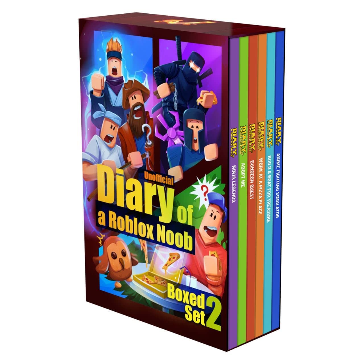 Robloxia Kid Diary of a Roblox Noob Part 2 6 Books Set Video Game Adventure Stories Independent Unofficial Roblox Book Series for Boys Girls