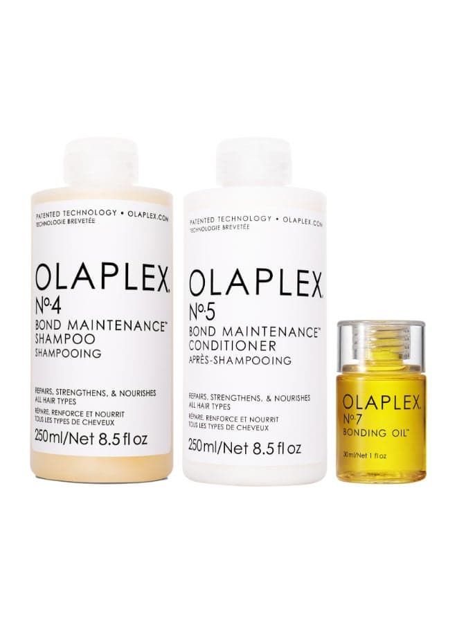 Pack Of 3 Bond Maintenance Set multicolour 530ml