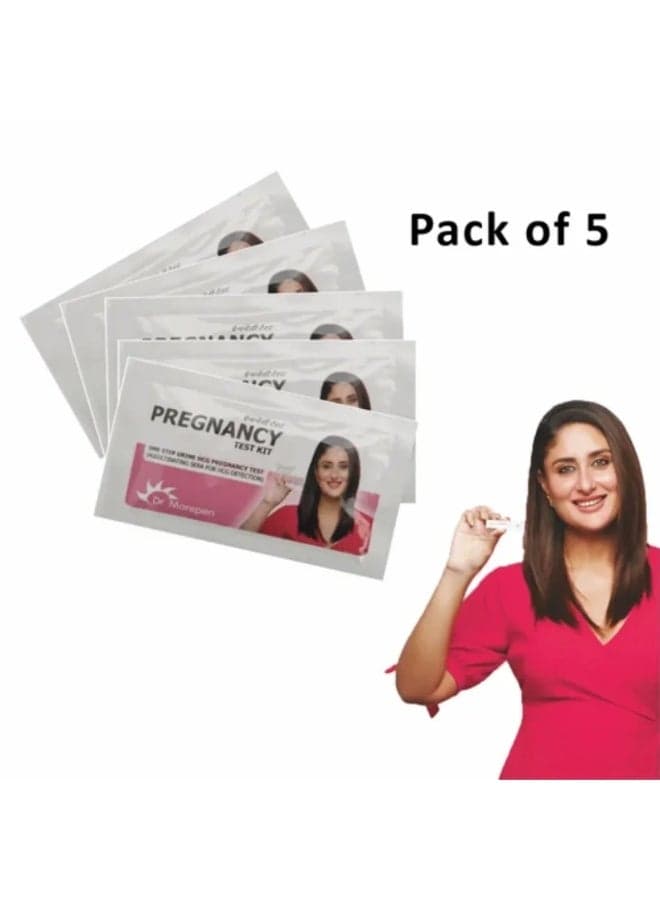 Dr Morepen Pregnancy Kit Pregnancy Test Kit Pack of 5