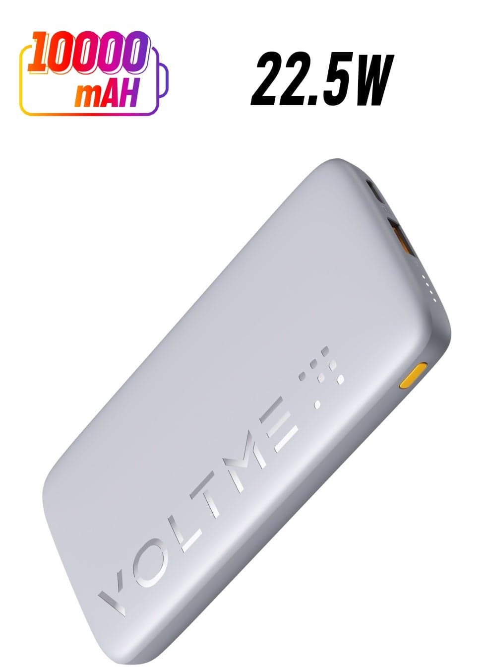 10000 mAh Fast Charging Power Bank 22.5W PD, Ultra-Slim 10000mAh External Battery Pack, Type-C Quick Charge, Portable PowerBank for iPhone 17 / 17 Pro / 17 Pro Max / iPhone Air / iPhone 16 Pro Max / 16 Pro / 16 Plus / 15 / 14 / 13 / 12, Samsung Galaxy S25 / S24 / S23 / S22 / S21, Pixel 6 / 7, iPad and More, High-Speed Charging, Compact and Lightweight USB C Power Bank for Travel (Grey)