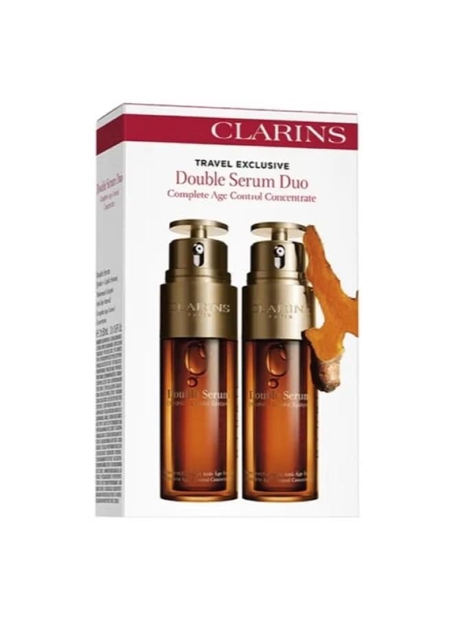 Clarins Travel Exclusive Double Serum Duo (Hydric + Lipidic System), Complete Age Control Concentrate 50ml.