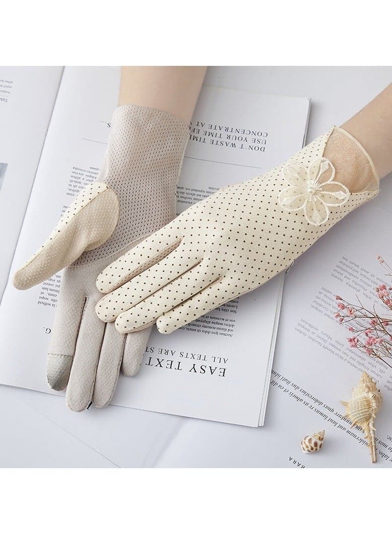 Women's Driving Gloves White