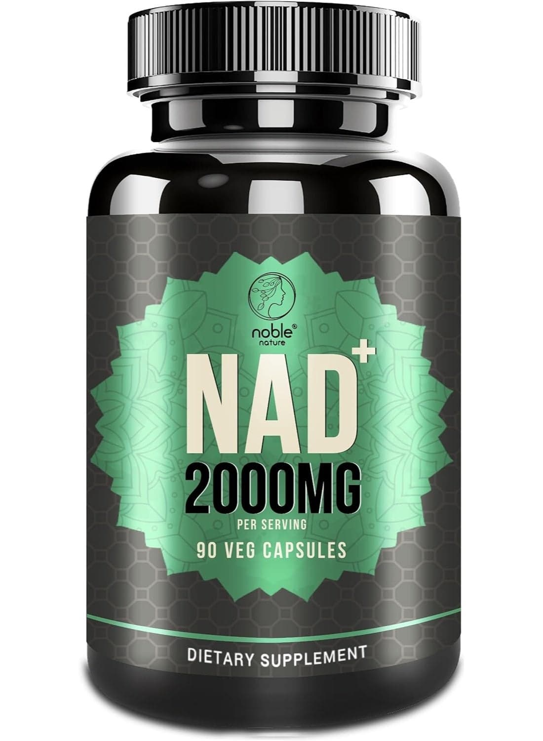 NAD+ 2000mg - Nicotinamide Riboside Adenine Dinucleotide NAD Booster- 90 Veg Capsules - 30 Days Supply