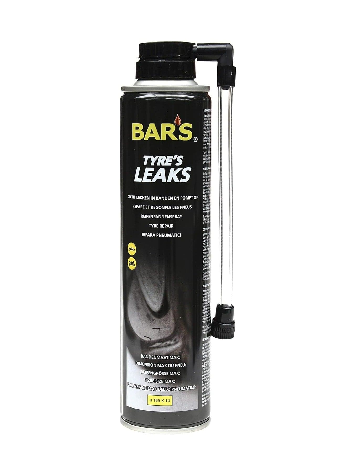 Bars Car Puncture Repair Motorcycle Bicycle Tyres Leaks 500ML