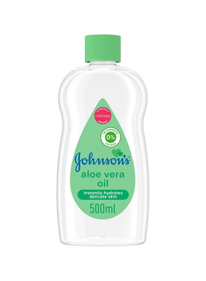 Baby Aloe Vera Oil, Instantly Hydrates Delicate Skin