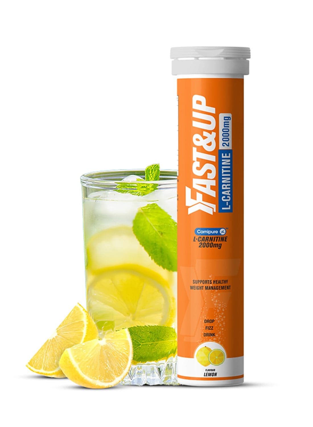 Carnitine - Weight Loss - 20 Effervescent Tablets, Lemon Flavour