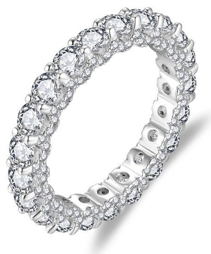Brilliant Moissanite Full Diamond Ring