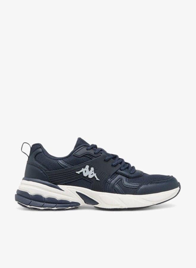 Men's Logo Detail Sports Shoes with Lace-Up Closure