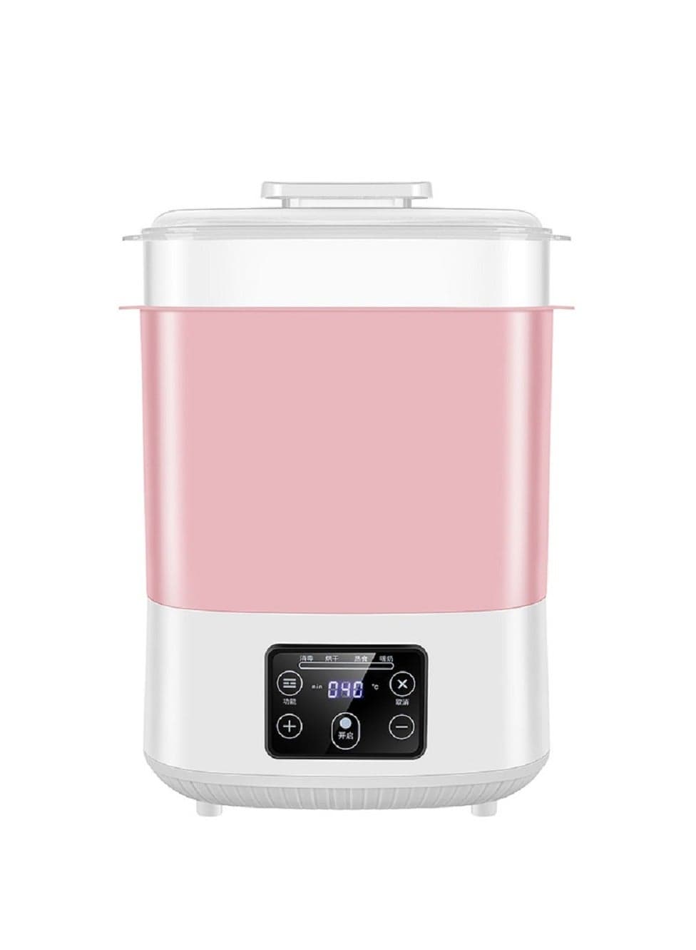 5 in 1 Baby Milk Warmer Bottle/Sterilizer,Baby Bottle Sterilizer, Electric Steam Bottle Sterilizer and Dryer, Universal Fit for All Baby Items Accessories(Pink)