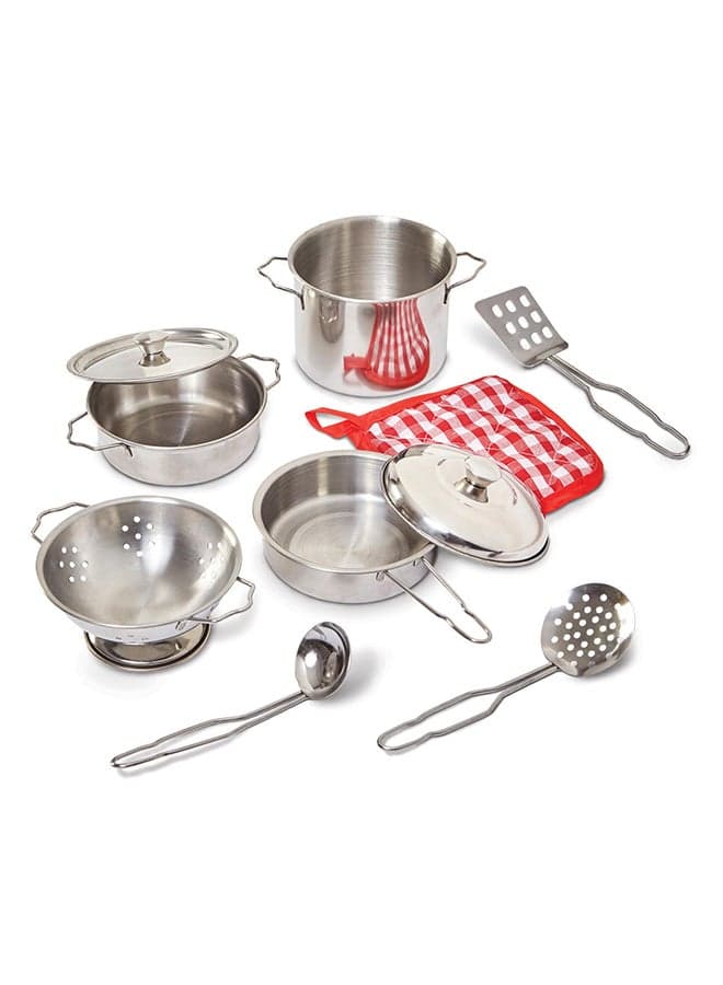 Busy Me My Pots And Pans Playset, Pretend Toy, Role Play For Kids
