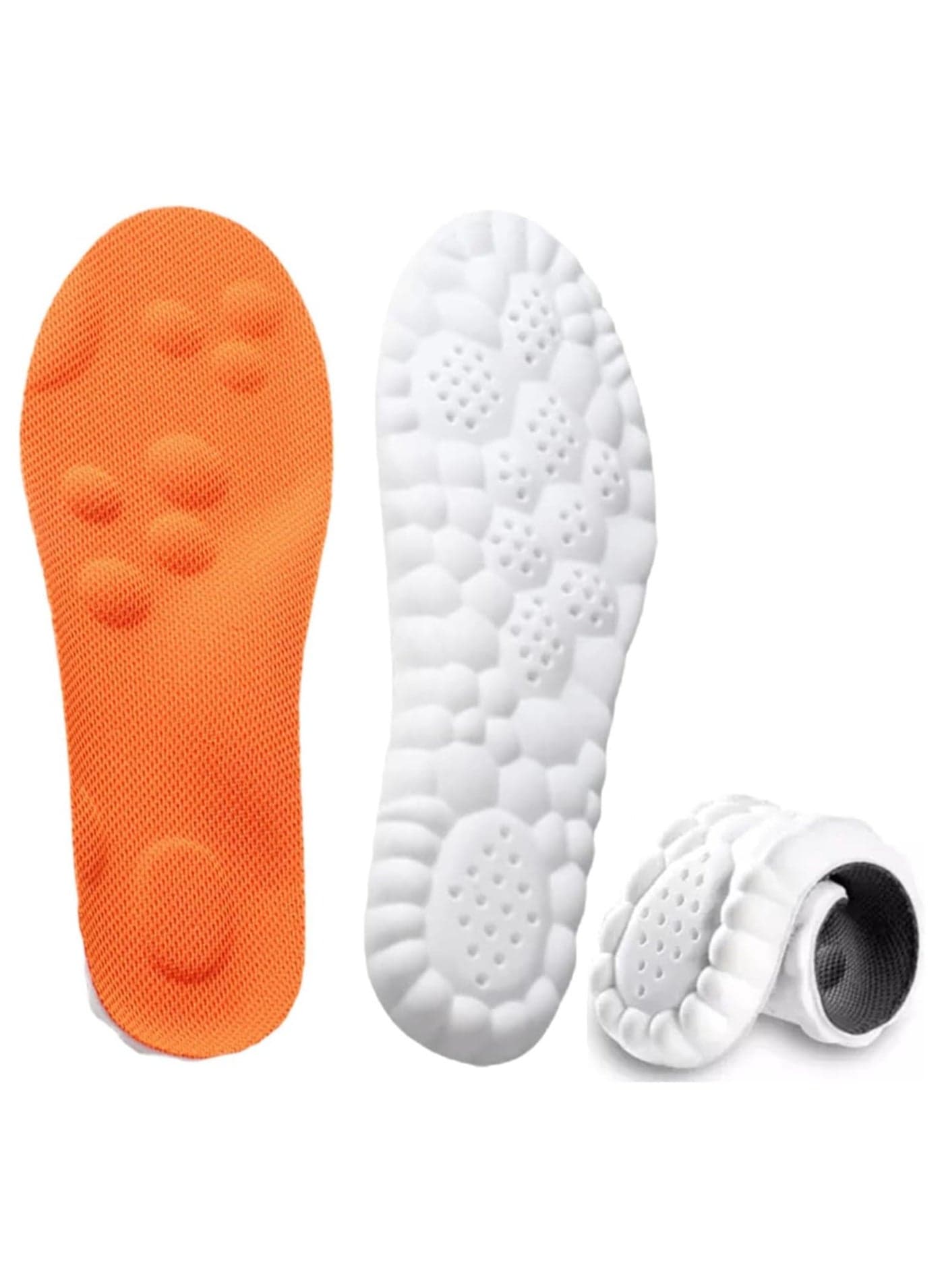 Cloud insoles,memory foam insoles for men and women,4D soft comfort insoles
