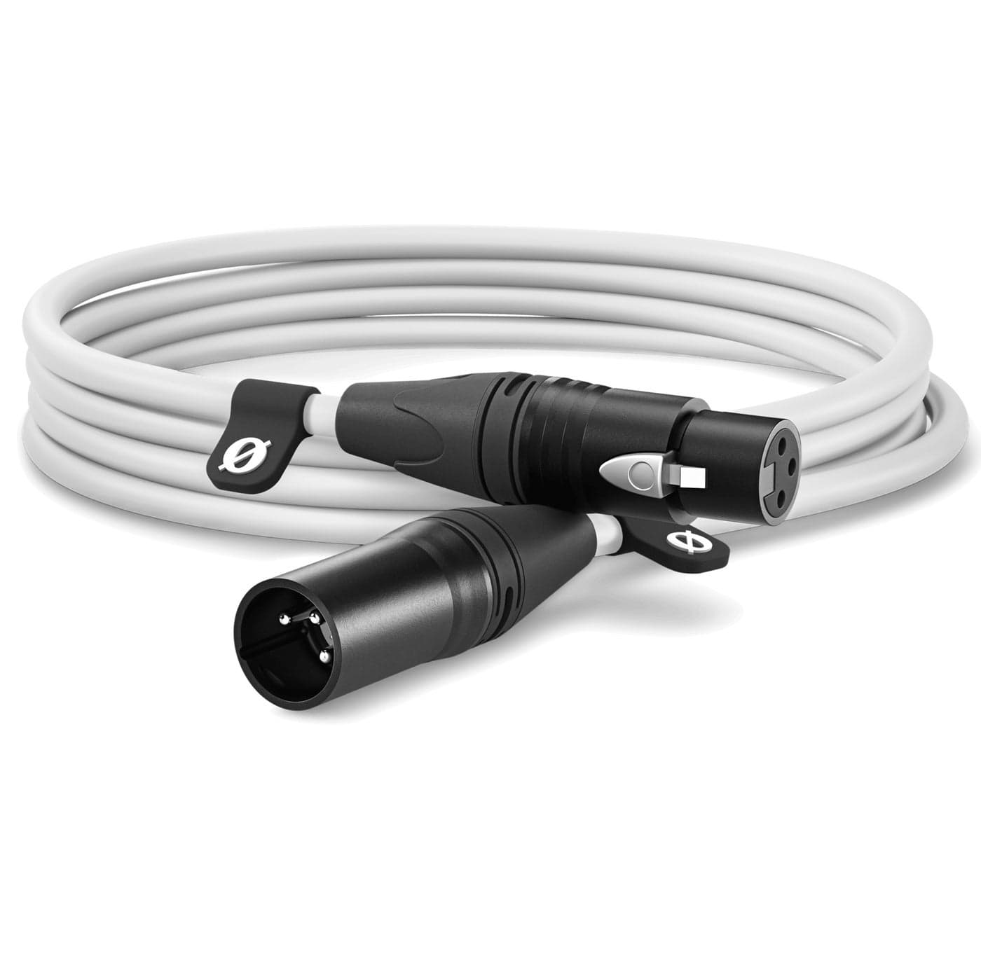 RODE XLR3-MW 3-Pin Male to Mini-Wire Microphone Cable Adapter XLR3MW white