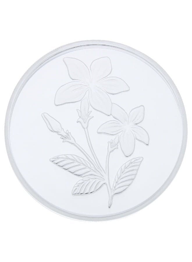 Emirates Minting 50 Grams Flower Silver Coin 999 Purity