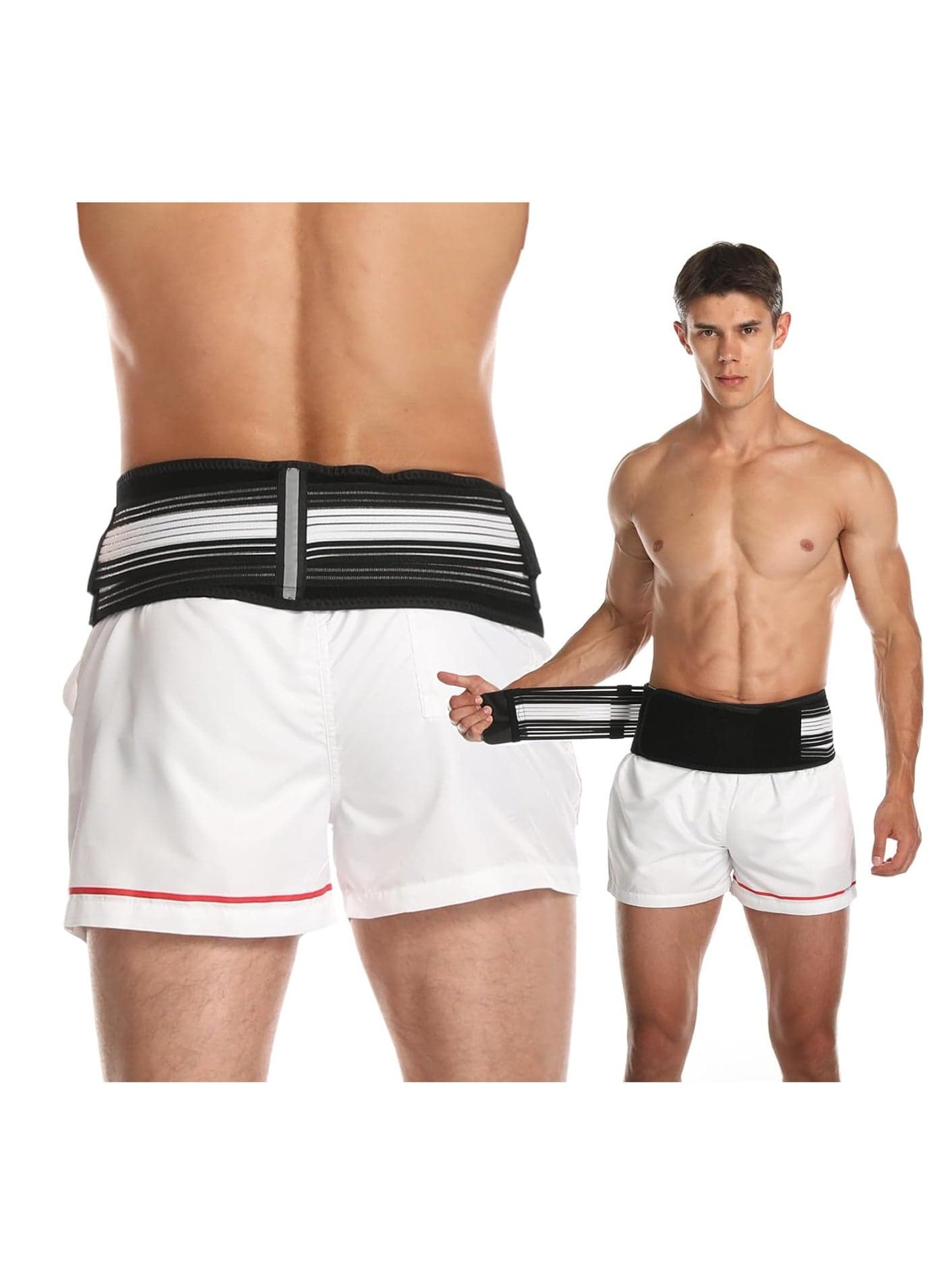Sacroiliac Hip Belt for Men and Women That Alleviates Sciatic Lower Back Pain Back Brace Provides SI Joint Pelvic Support Nerve Compression and Stability Trochanter Brace