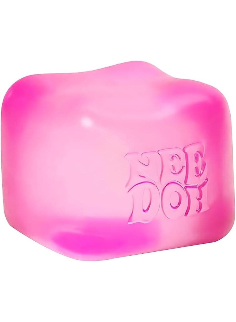 NeeDoh Schylling Nice Cube – High-Density Gel Filled Squishy Fidget Toy for Kids & Adults | Premium Matte Texture Stress Ball for Anxiety Relief & Autism Support | Durable Office Desk Decompression Accessory