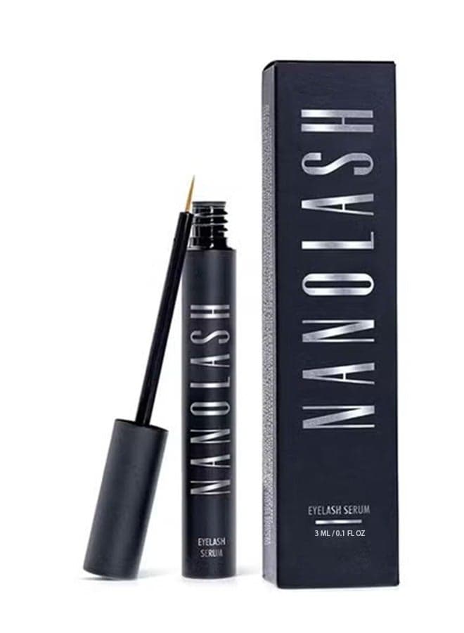 Eyelash Serum, Eyelash Growth Serum Conditioner for Enhanced Long Luscious Eyelashes and Eyebrows, Stimulate Eyelash Growth, Safe and Without Adverse Reactions, Sterile 3ML