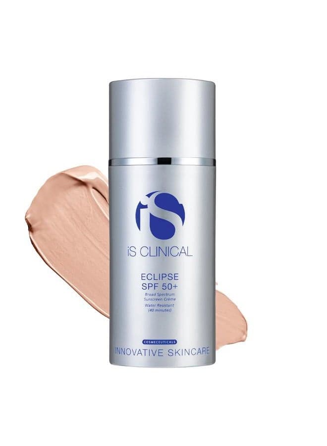 Eclipse SPF 50+ Sunscreen, Zinc Oxide tinted beige sunscreen, ultra sheer non-greasy matte finish sun cream for face